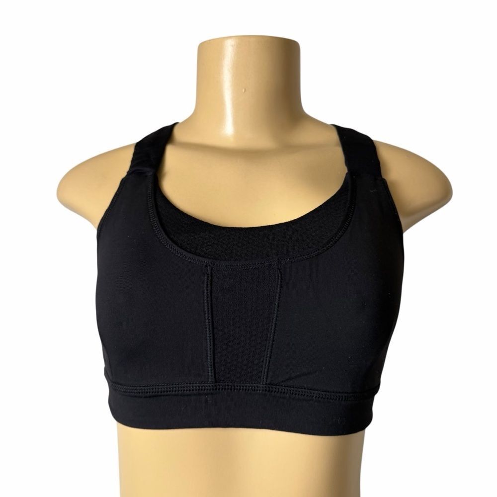 Lululemon My Heart Races Double Lined Sports Bra Black Size 6